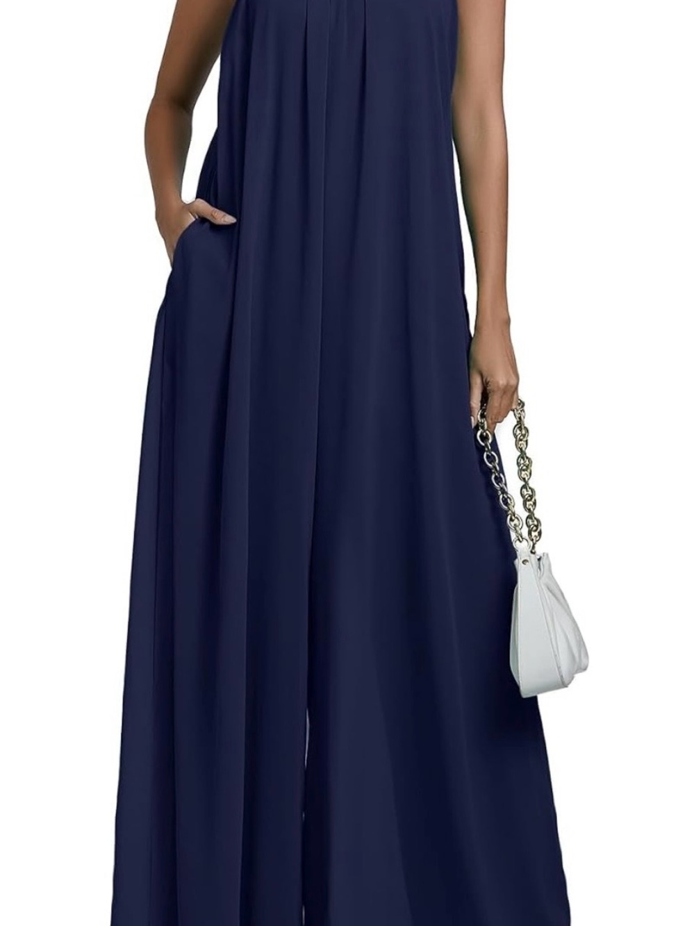 Women's Navy jumpsuit - Classic Flow